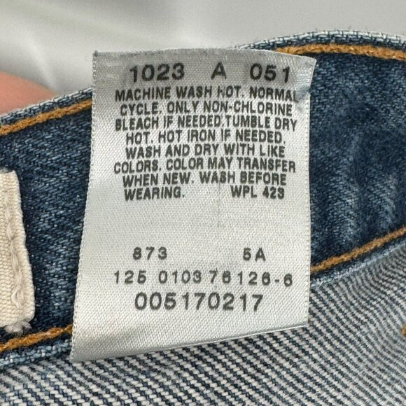 Levis 517 Mens Boot Cut Jeans Size 40x34 Blue Denim Straight Leg Classic Fit - Picture 8 of 8